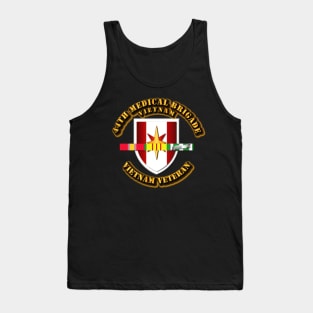 44th Medical Brigade w SVC Ribbons Tank Top